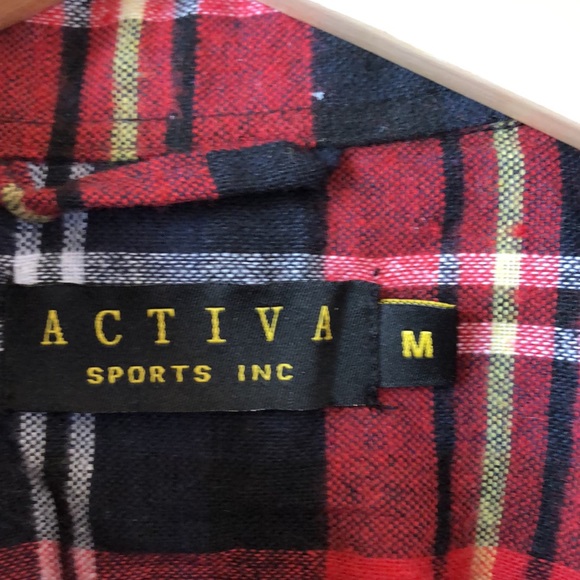 Plaid Button-Down Flannel Women’s Top - Picture 6 of 9